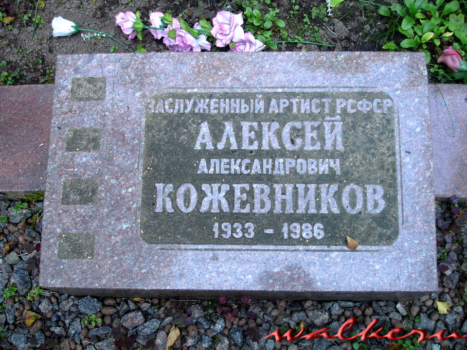 Могила Кожевникова А.А. на Большеохтинском кладбище