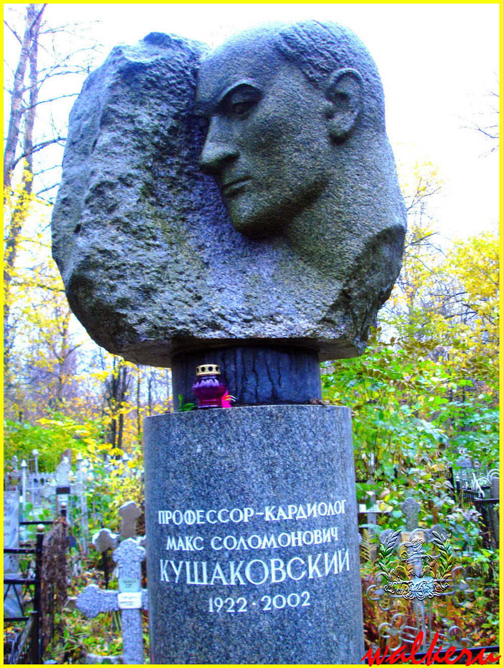Могила Кушаковского М.С. на Большеохтинском кладбище