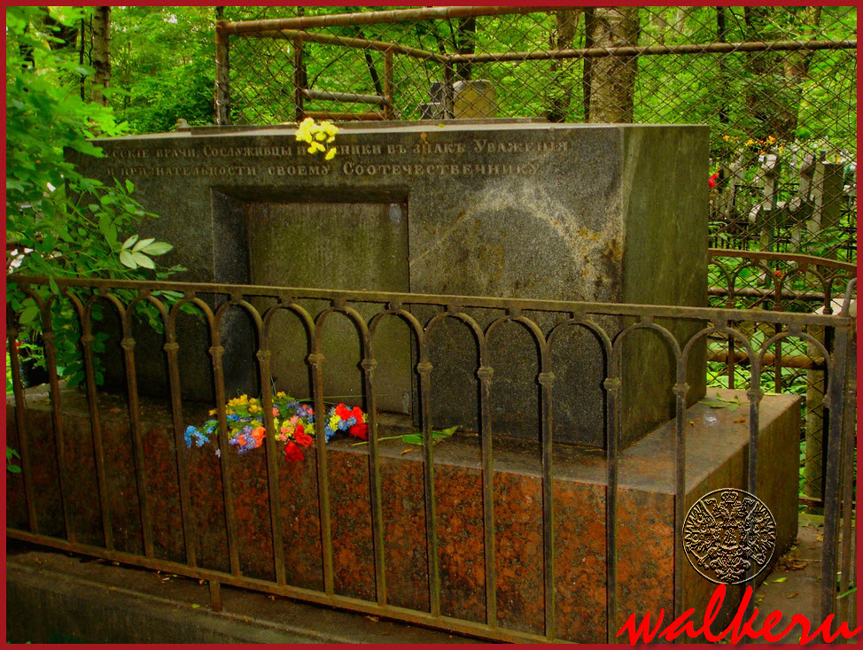 Могила Велланского Д.М. на Большеохтинском кладбище