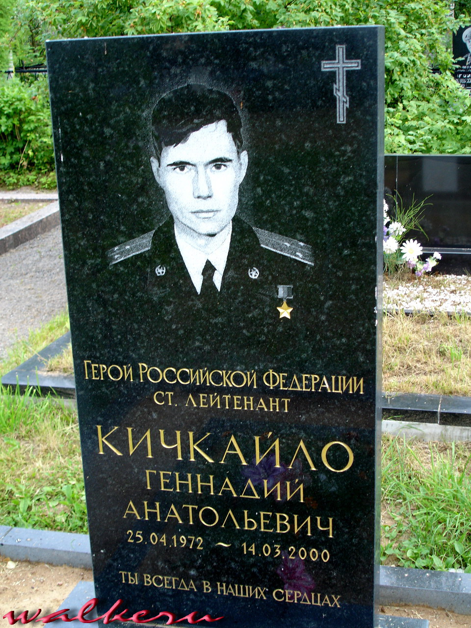 Могила Кичкайло Г.А. на Ново-Троицком кладбище