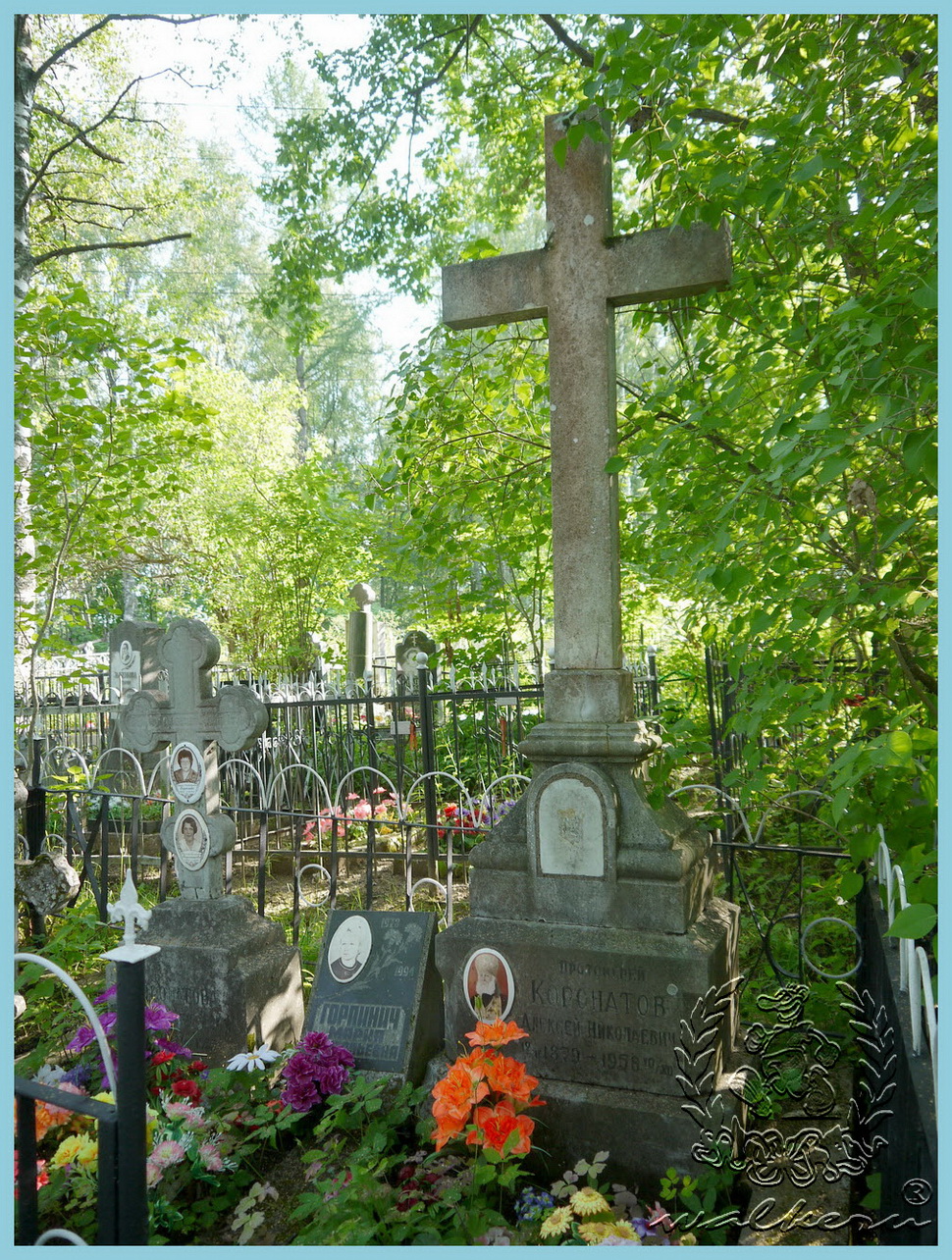 Могила Коронатова А. Н. на Ново-Троицком кладбище