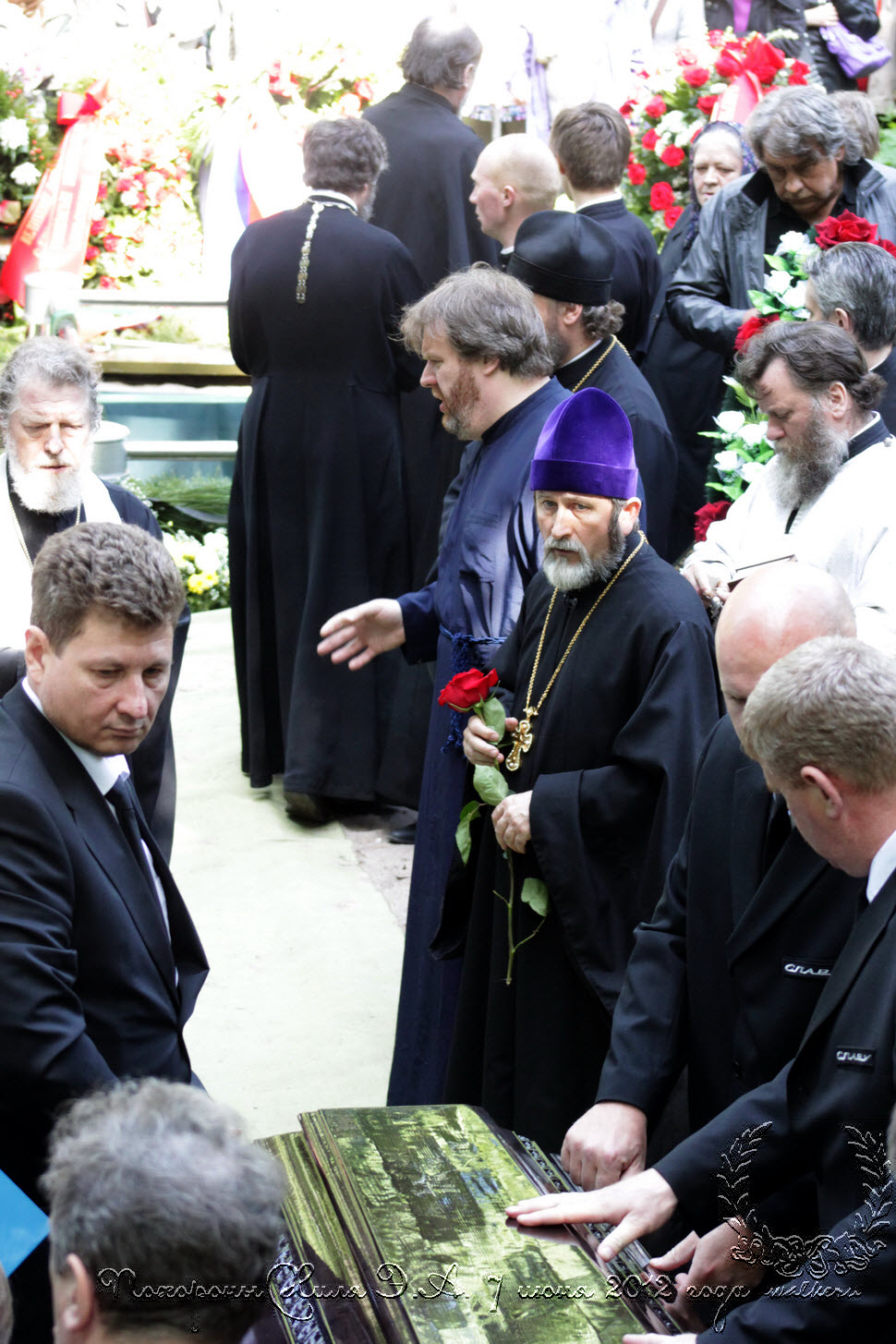 Похороны Хиля Э.Н. на Смоленском кладбище