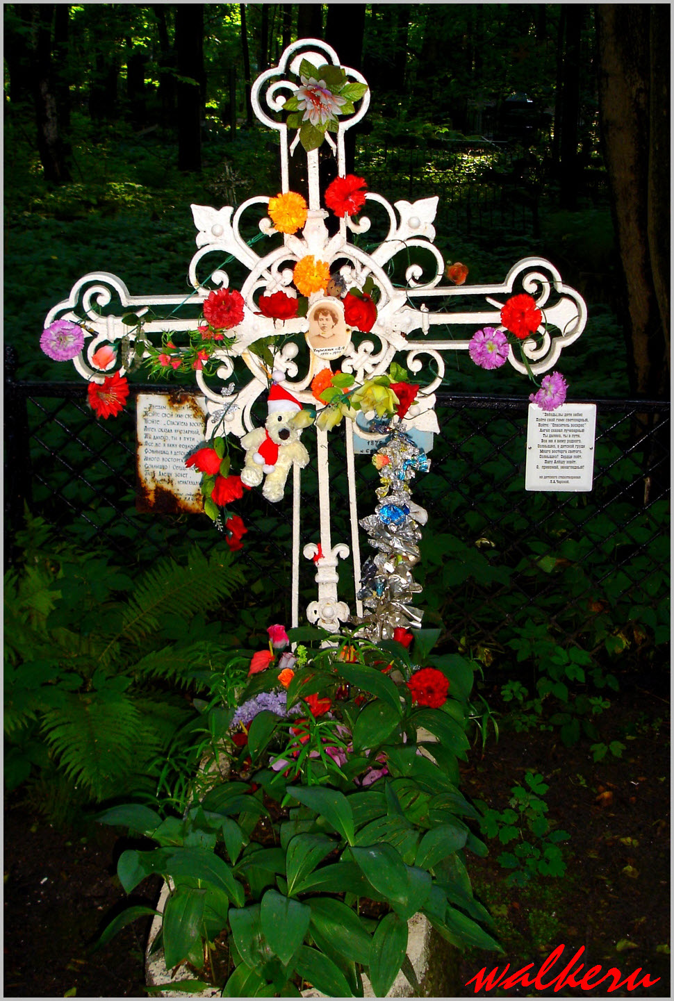 Кенотаф Чарской Л.А. на Смоленском кладбище