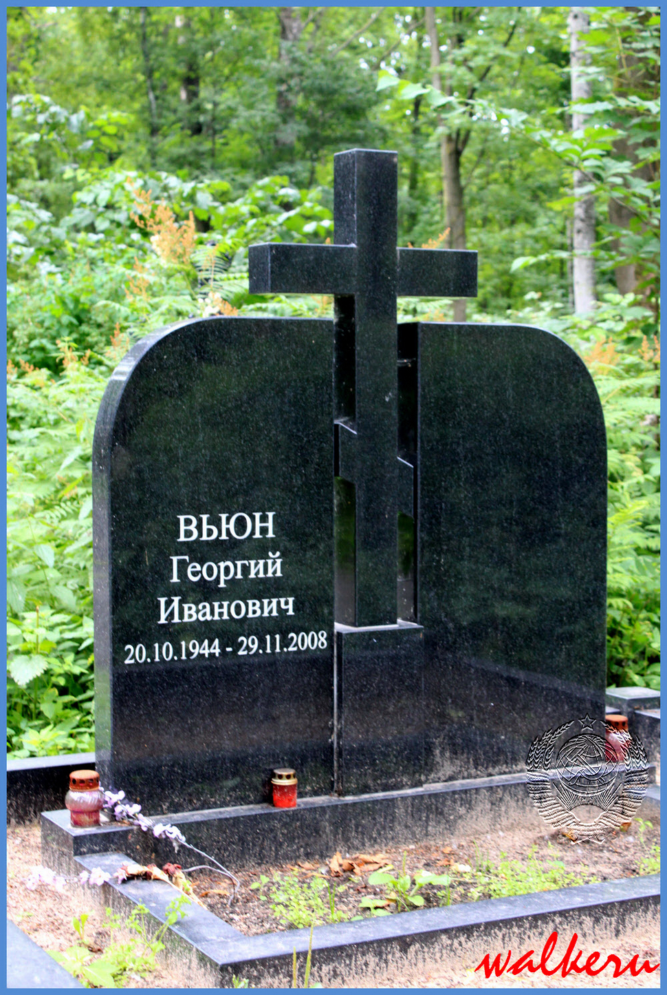 Могила Вьюна Г.И. на Смоленском кладбище