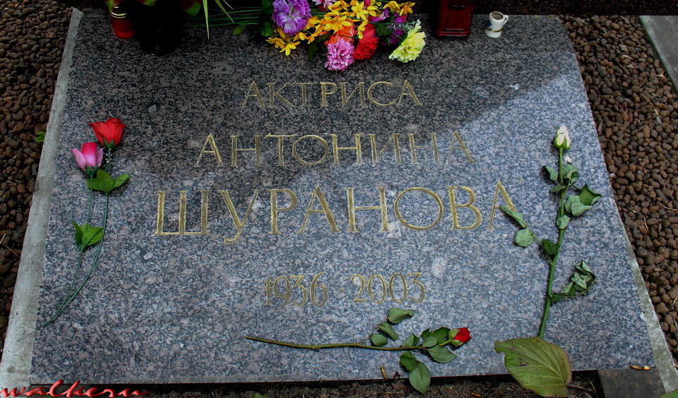 Могила Шурановой А.Н. на Серафимовском кладбище