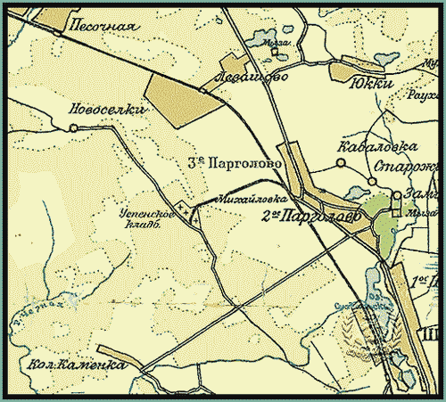 Карта Лениградской обл. 1932 г.