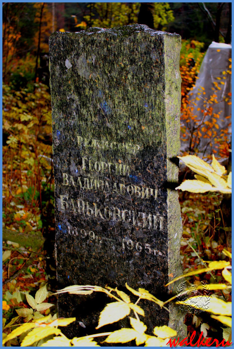 Могила Баньковского Г.В. на Северном кладбище