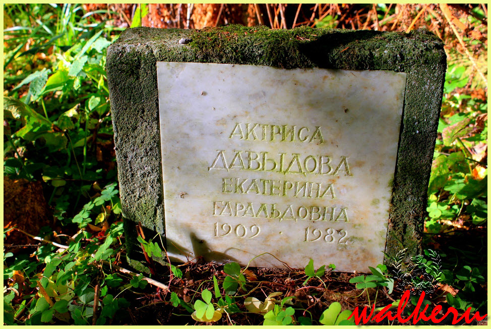 Могила Давыдовой Е.Г. на Северном кладбище