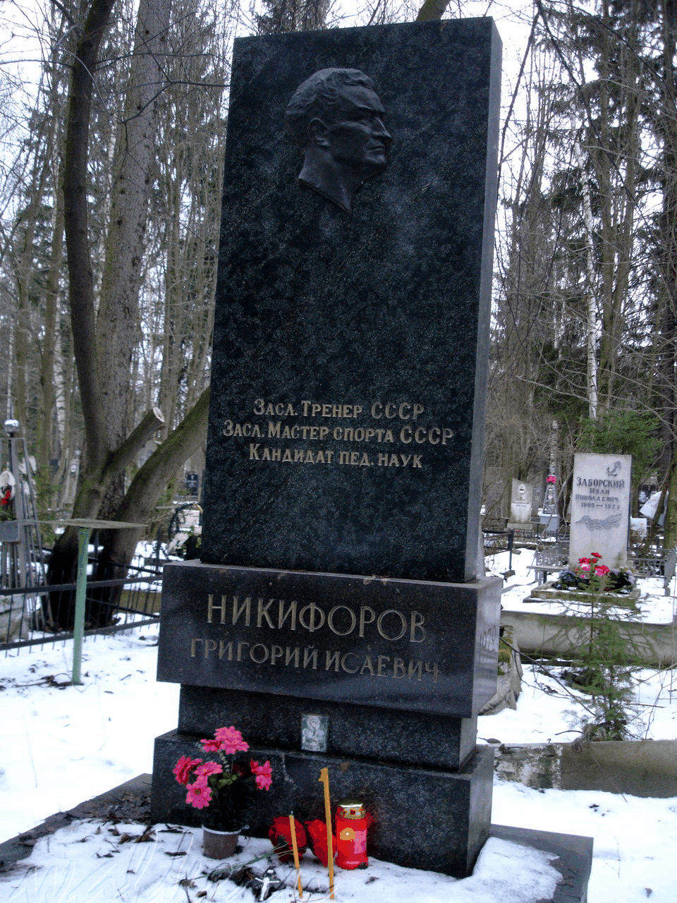 Могила НИКИФОРОВА Г.И. на Северном кладбище
