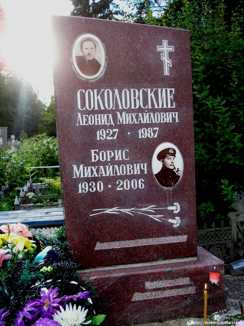 Могила СОКОЛОВСКОГО Б.М. на Северном кладбище