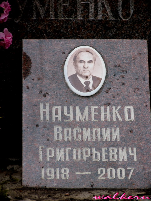 Могила Науменко В.Г. на Волковском православном кладбище