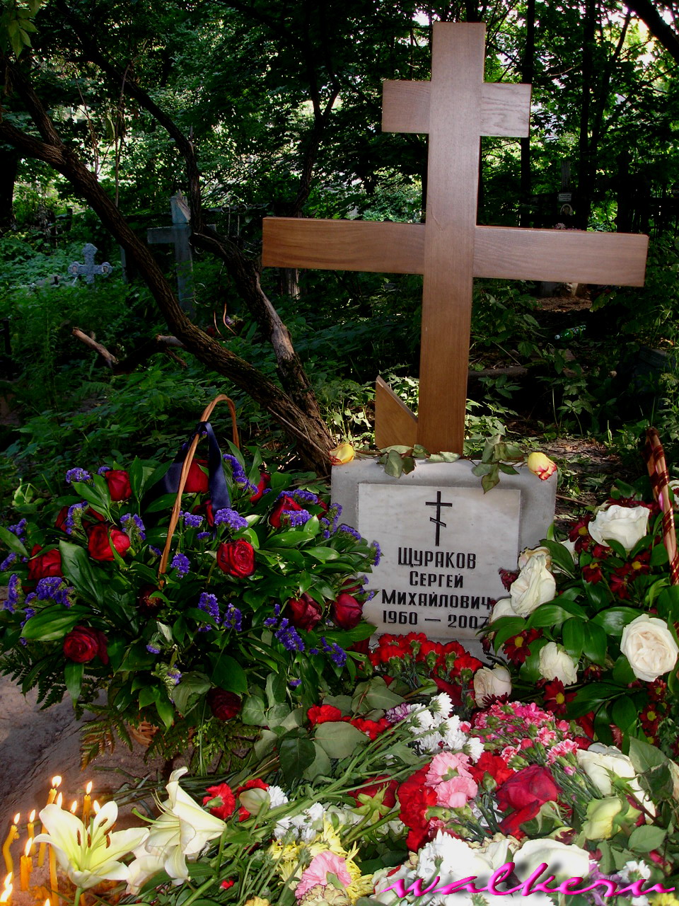 Могила Щуракова С.М. на Волковском кладбище