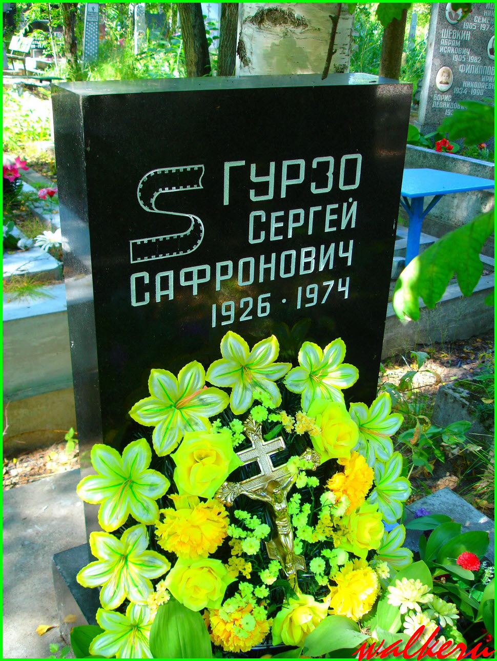 Могила Гурзо С.С на Южном кладбище