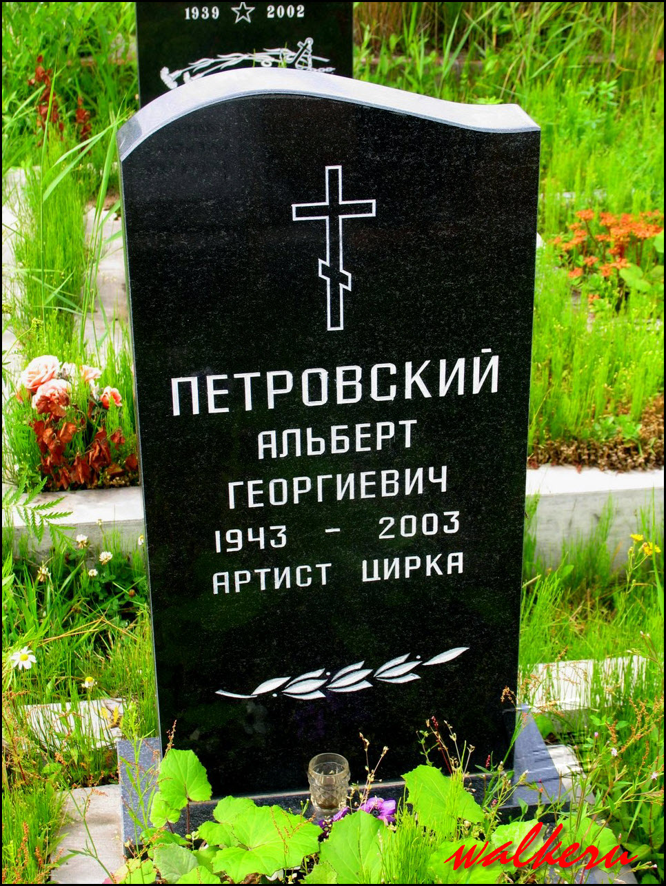 Могила Петровского А.Г.на Южном кладбище