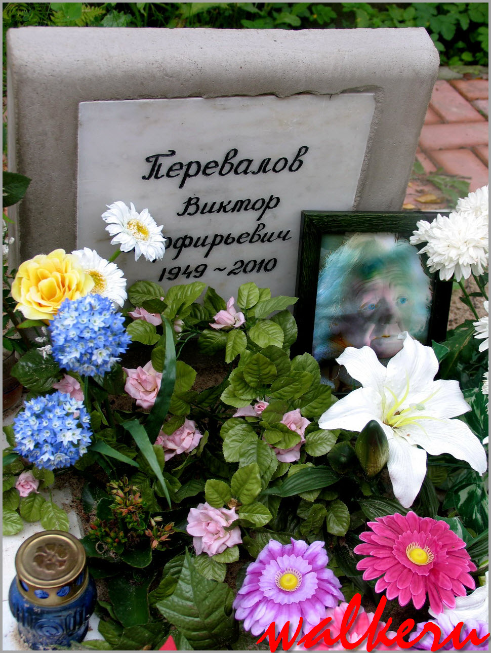 Могила Перевалова В.П. на кладбище жертв 9 января